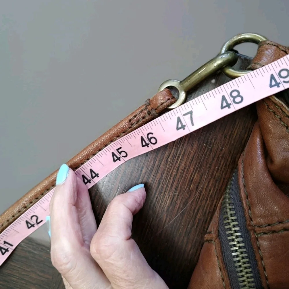Lucky Brand Tan Leather Hobo Shoulder Bag